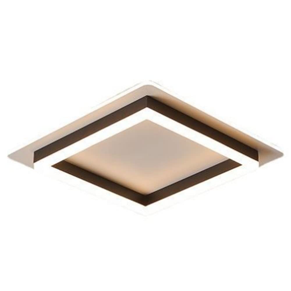 JMEDIC Metal LED Ceiling Light 36W 119.7in 3000K/4000K/6000K Dimmable LED Fixture Lamp Square Adjustable Flush Mount Light For Bedroom, Kitchen, Living Room, Balcony, Stairways