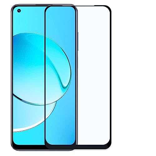 OcioDual Protector de Pantalla Cristal Templado con Marco Negro para Realme 10, Vidrio Premium con Borde 9D y Dureza 9H, Antigolpes, Anticaídas, Antiarañazos