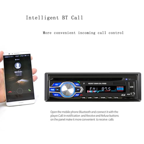 Radio para auto con CD DVD y Bluetooth manos libres miniatura 3