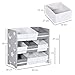 Imagen de ZONEKIZ Estantería Infantil con 9 Cajas de Tela no Tejida Extraíbles Organizador de Juguetes para Dormitorio Guardería 63x30x60 cm Gris