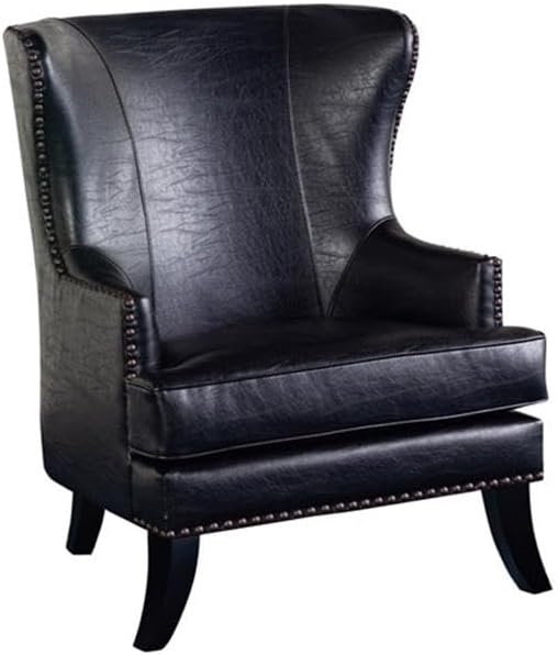 Porter Designs Grant Accent Chair, Single-Seat, Black