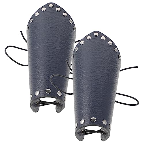 KESYOO 1 Pair Outdoor Sports Armband Protection Guards Arm Guard Protector Sleeves Forearm Shooting Adult Elbow Medieval Bracer Accessories Supports Competition Cover Leather