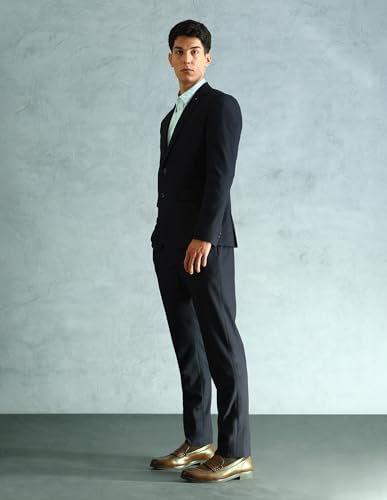 Image of Arrow Tailored Fit 2 piece Suit for Men - Single Breasted Blazer with Trouser, Coat Pant for Men