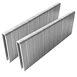 Toicann 18 Gauge 304 Stainless Steel Staples - 1/4' Narrow Crown, 2000 Pcs - Compatible with Pneumatic & Electric Staplers (1-1/2' -2000 PCS)