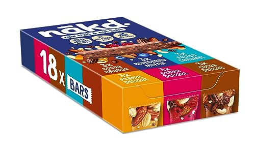 Nakd Fruit & Nut Bar Variety Pack - Vegan - Healthy Snack - Gluten Free - 35g x 18 bars - Image 4