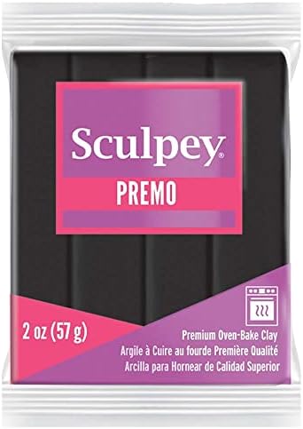 Sculpey Anchor Premo Clay (Black, 2 oz)