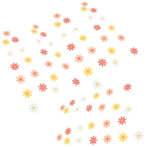 Alasum Guirlande Style Hippie Rétro en Papier de Marguerites 3 Pièces pour Décoration de Fête d'anniversaire Décoration de Chambre ou Accessoire de Fête