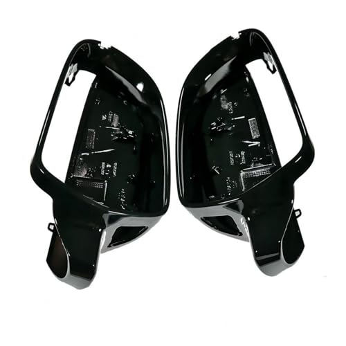 Coques de rétroviseurs avec trou Side Assist pour Audi A4 A5 B8.5 noir brillant