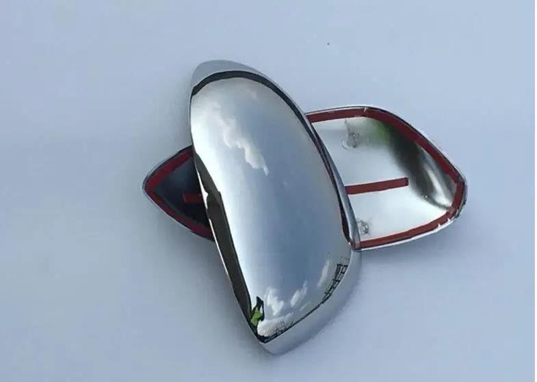 Copri Specchietti Cromati Per Nissan Juke 2011-2014 – Calotte In ABS, Nastro Biadesivo Incluso