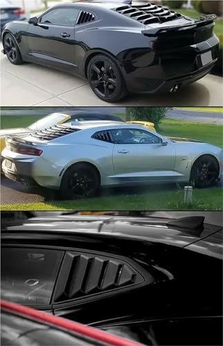 Aileron et diffuseur de custode noir pour Chevrolet Camaro 2016-2023