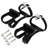 Hemobllo Clips para de Bicicleta con Jaula para Dedos Accesorios para Bicicleta de Spinning Instalación Diseño y Reemplazo de Fijaciones Compatible con Diferentes