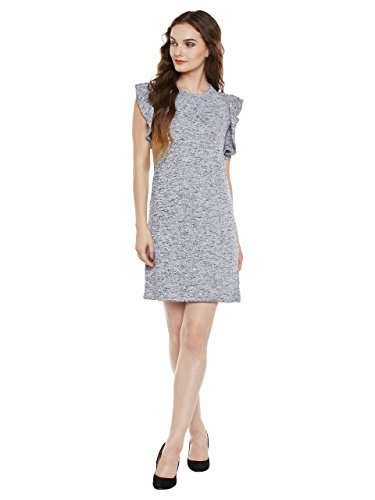 Image of Miss Chase Women's Pink Ruffled Shift Dress