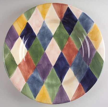 Tabletops Unlimited Carnival Dessert Pie Plate 8 5/8"