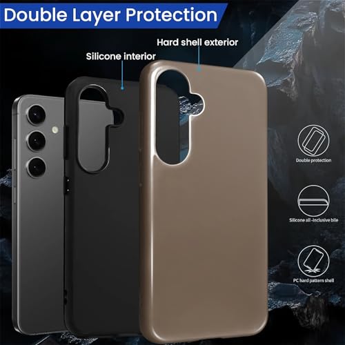 Coque Samsung S23 FE HL2 rigide marron pour éviter les rayures - 2