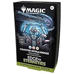 Magic: The Gathering Edge of Eternities Commander Deck - Counter Intelligence (100-Card Deck, 2-Card Collector Booster Sample Pack + Accessories)
