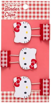 （07:00時点） サンリオ(SANRIO) ダブルクリップ 3個セット ハローキティ ABS・スチール 615366