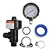 Pool Filter Pressure Gauge 0-60 psi with Manual Air Relief Valve Replacement Kit for PENTAIR for Hayward Compatible Models 188592 188593 188594 160316 160317