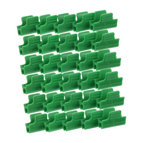 NULYLU 30個 温室用サンシェード固定 温室用フィルムカバー ミニ温室 プールカバー用 プールカバー 温室用ラック プラスチック Green