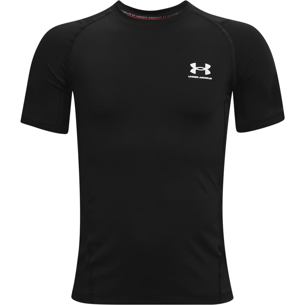 Under Armour Boy's UA HG Armour SS Shirt Black