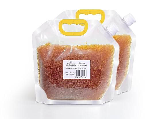Gel de sílice naranja 3-5mm: bolitas desecantes y deshumidificador reutilizable de 2 KG