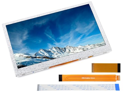 Image of waveshare 4.3inch DSI Display 800 x 480, IPS Screen, Compatible with Raspberry Pi 4B /3B+ /3A+ /3B /2B /B+ /A+, Compute Module3 /3+ /Compute Module 4 (No Touch)