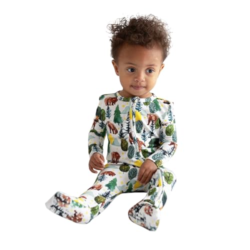 Image of Posh Peanut Convertible Baby Sleepers - Footless Baby Pajamas with 2 Way Zipper for Easy Diaper Changes