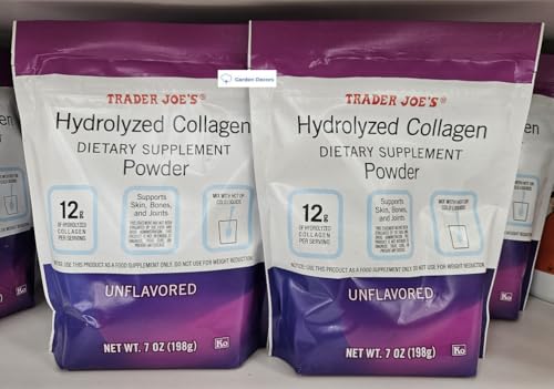 Generic Trader Joe Hydrolyzed Collagen Dietary Supplement Powder Unflavored 7Oz 198G cover