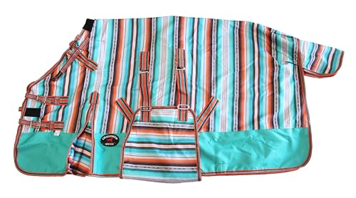 1200D-1200D-Turnout-Lightweight-Medium-Bellyband-Horse-Winter-Sheet-Fleece-Lining-Serape-399LG