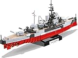 COBI Historical Collection HMS Warspite, Silver and red