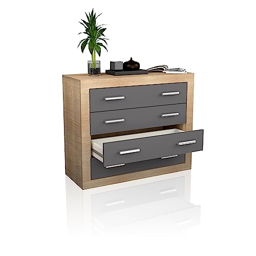 Duehome   Comoda 4 Cajones Cómoda Almacenaje