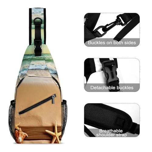 Bolso bandolera deportiva Ocean Beach para senderismo miniatura 3