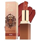 Juvia's Place Nubian Earth Matte Lipstick Soil - Long Lasting Makeup Moisturizing Lip Color Shades Richly Pigmented Smooth Finish Stay Smudge Proof Beauty Fresh Look Bright Hyaluronic Acid Balm