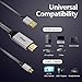 HDMI to USB C Cable 4K60Hz 10FT, HDMI Source to USB C Monitor Display Adapter, Compatible with Xreal Air, Xreal One, Nreal, RayNeo,Rokid AR Glasses, Steam Deck Dock, PS5, Xbox, Portable Monitor