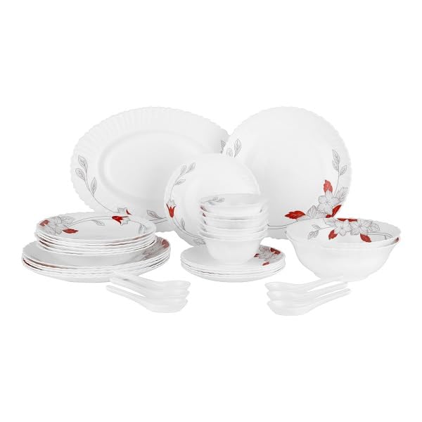 Delcasa Dc2213 Opalware Dinner Set 33-Pieces
