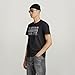 G-STAR Raw Men's Originals T-Shirt (US, Alpha, Medium, Regular, Regular, Black)