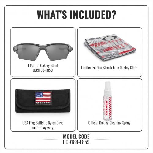 Image of Oakley FLAK 2.0 XL OO9188 Rectangle Sunglasses With Official Eyewear Kit | Men's & Women's Sunglasses