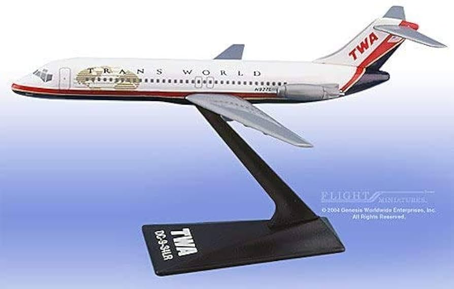 Amazon.com: TWA Mcdonnell Douglas DC-9 (95-01) Airplane