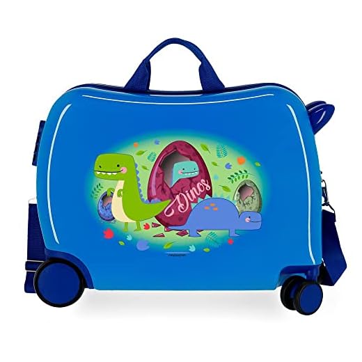 Movom Happy Time Maleta Infantil Multicolor 50x38x20 cms Rígida ABS Cierre combinación 34L 2,1Kgs 4 Ruedas Equipaje de Mano