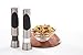 Cole & Mason Richmond Electronic Salt & Pepper Mill Gift Set - One-Button Electric Spice Grinder with Large Grinding Chamber - Requires 6 AAA Batteries - Hand Wash Kitchen Tool - Stainless Steel