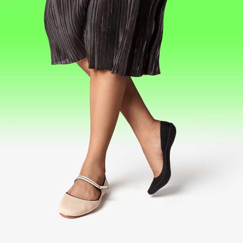 Image of SHEEC Women's No Show Socks for Flats | Non-Slip Invisible Liners for Heels & Ballet Shoes | Soft, Lightweight | 4 or 6 Pairs