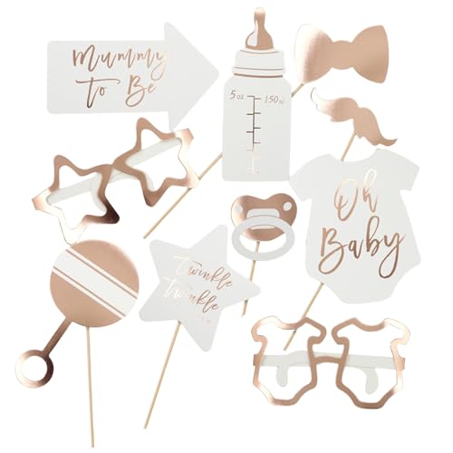 Image of Baby Shower Photo Props, Party Mummy to Be Decorations, 10 Pcs