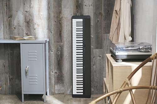 Casio Casiotone CT-S1-76BK Piano-Keyboard mit 76 anschlagdynamischen Tasten, 61 Sounds, schwarz