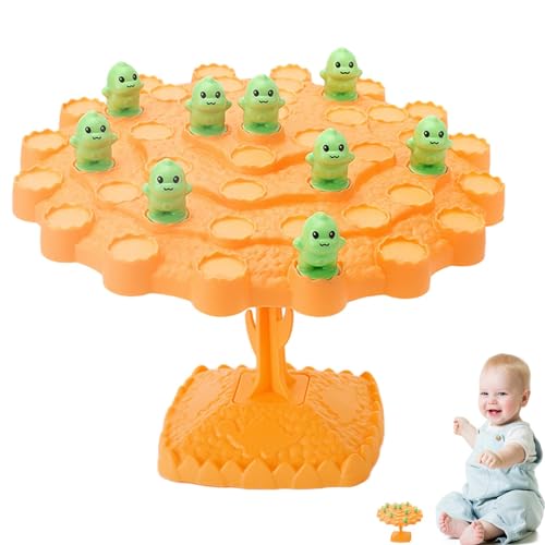Shurzzesj Gioco di equilibrio, gioco di raganella equilibrato,Squisito gioco da tavolo di bilanciamento Giocattolo matematico Albero 'equilibrio sicuro per i dinosauri - Giocattoli educativi