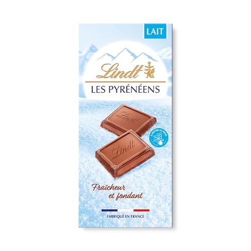 Lindt - Pastilla Les Pyreneens – Chocolate con leche fondant, 150 g