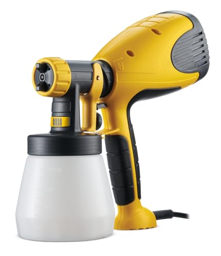 Image of WAGNER Paint Spray System Wood&Metal Sprayer W 100 for Paints, glazes Indoors and Outdoors, 5 m-12 min, Container 800 ml, 280 W