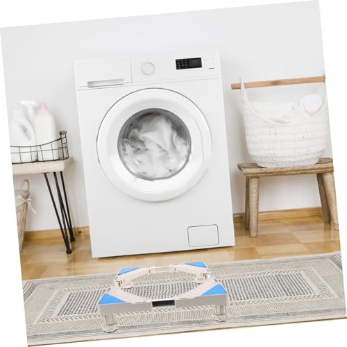 Base de lavage universelle réglable avec étagère de rangement pour sèche-linge