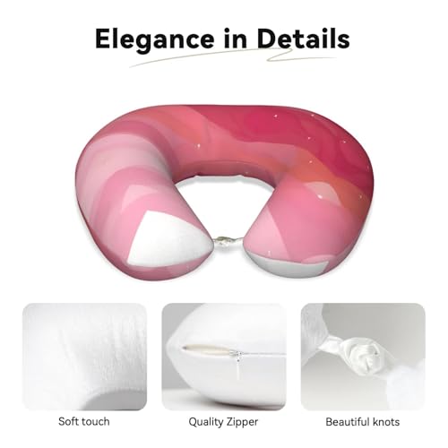 Almohada de espuma viscoelástica tipo U para viaje miniatura 4