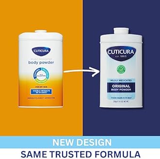 Cuticura Mildly Medicated Talc 250g by Cuticura