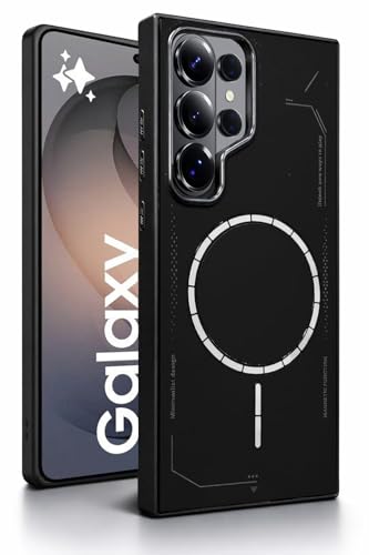 Image of DIZORO Premium Magnetic Case Compatible with Samsung S26 Ultra 5g, [Military Grade Drop Protection][Fit for MagSafe], Slim Anti-Fingerprint & Soft Touch Full Body Protective Back Cover (Black)