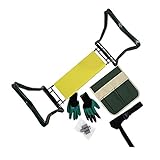 BCJMKDX Kniekissen, Garten-Kniebank, Faltbarer Garten-Kniehocker mit Griffen, tragbarer Klapphocker...